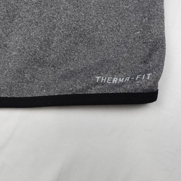 Nike Therma Fit Hoodie Men's XL Pullover Gray Purple Long Sleeve Logo Front - Picture 5 of 7